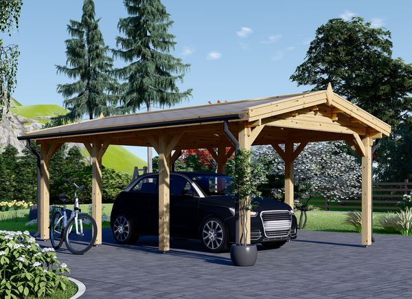 Nebu het ergste zonlicht Wooden Carports UK: Timber Car port Kits for Sale