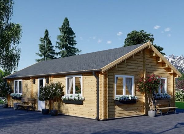 Log Cabin GRETA S (44+44 mm), 54 m² avp.ui.product_images.thumbnail 1