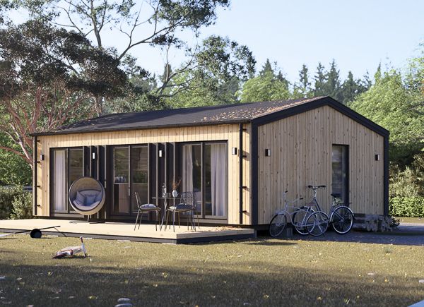 Granny Annexe ANGELA M (44 mm + Cladding + Insulation), 8.2x6.2 m (27'x 20'), 50 m² avp.ui.product_images.thumbnail 1