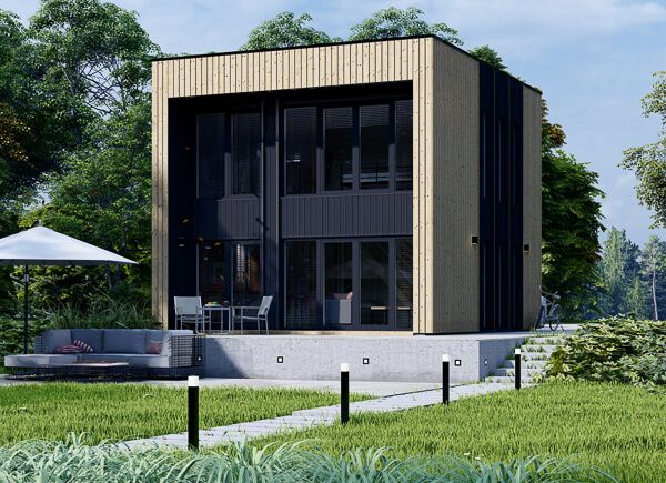 Wooden House KAYA 4 (Insulated PLUS, 44 mm + Cladding), 64 m² avp.ui.product_images.thumbnail 1