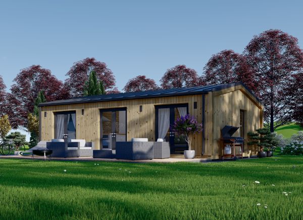 Granny Annexe ANGELA M (44 mm + Cladding), 8.2x6.2 m (27'x 20'), 50 m² avp.ui.product_images.thumbnail 1