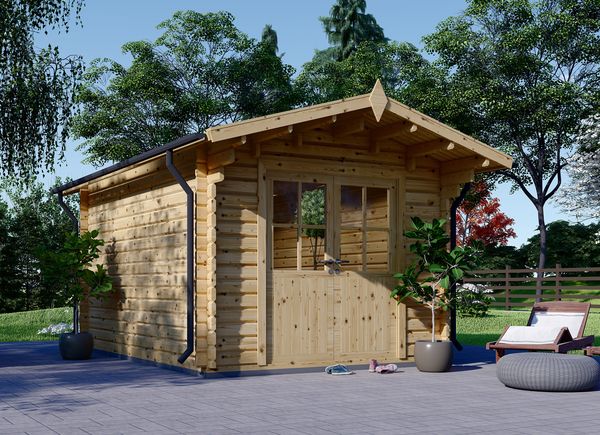 Garden Log Cabin PETER (34 mm), 3x4 m (10'x13'), 12 m² avp.ui.product_images.thumbnail 1