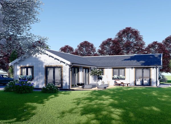 Log Cabin House PAULA (66 mm), 129 m² avp.ui.product_images.thumbnail 1