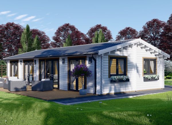 Log Cabin House AGNES S (44+44 mm + Insulation), 75 m² avp.ui.product_images.thumbnail 1