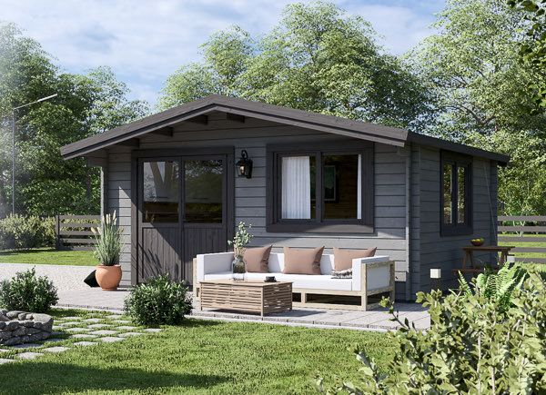 Log Cabin LILLE (44 mm), 5x4 m (16'x13'), 20 m² avp.ui.product_images.thumbnail 1