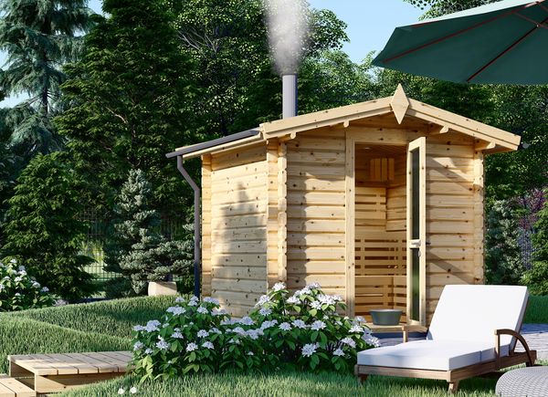 Outdoor Sauna ELDA (44 mm), 2,5x2 m, 5 m² avp.ui.product_images.thumbnail 1