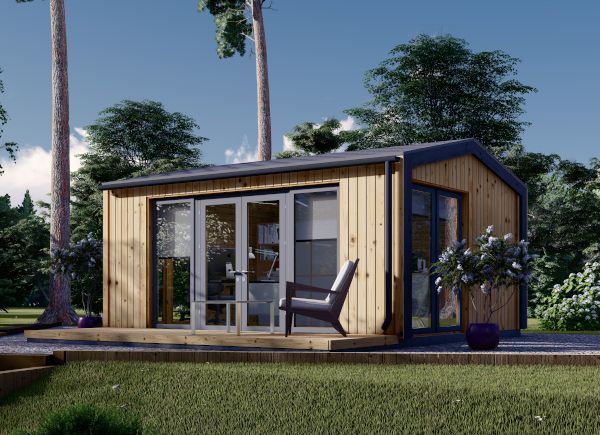 Garden Cabin EMMY (Insulated, 34 mm + Cladding), 5x4 m, 20 m² avp.ui.product_images.thumbnail 1