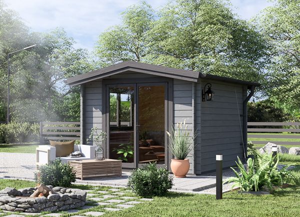 Garden Log Cabin ADAM (34 mm), 3x3 m (10'x10'), 9 m² avp.ui.product_images.thumbnail 1