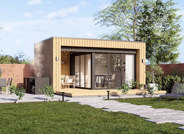 Garden room LAYLA (34 mm + cladding), 5x3 m (16'x10'), 13 m² avp.ui.product_images.thumbnail 1