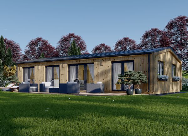 Granny Annexe NICOLE M (44 mm + Cladding), 12.7x6.2 m (42'x20'), 68 m² avp.ui.product_images.thumbnail 1