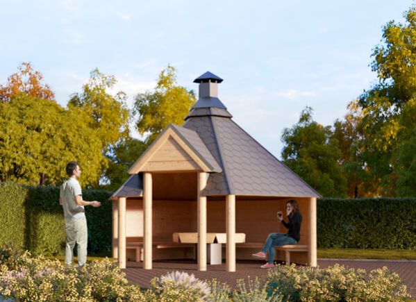 BBQ Hut KOTA 9 Open (44 mm), 3.8x3.3 m (13'x11'), 9.2 m² avp.ui.product_images.thumbnail 1