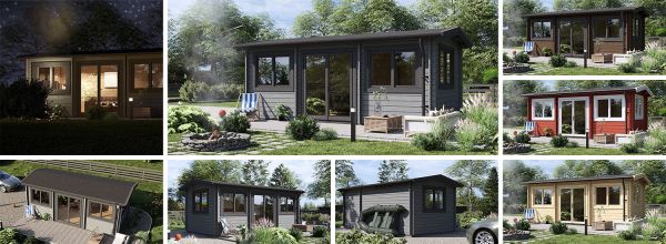 Garden Room OAK (44 mm), 6x3 m (20'x10'), 18 m²