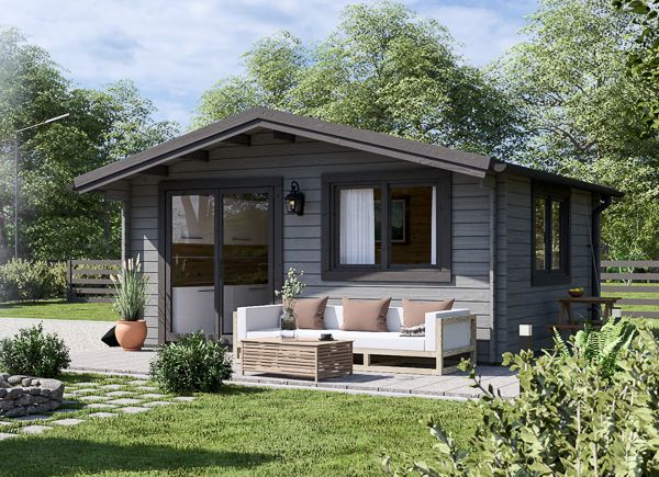 Log Cabin WISSOUS (34 mm), 5x4 m (16'x13'), 20 m² avp.ui.product_images.thumbnail 1