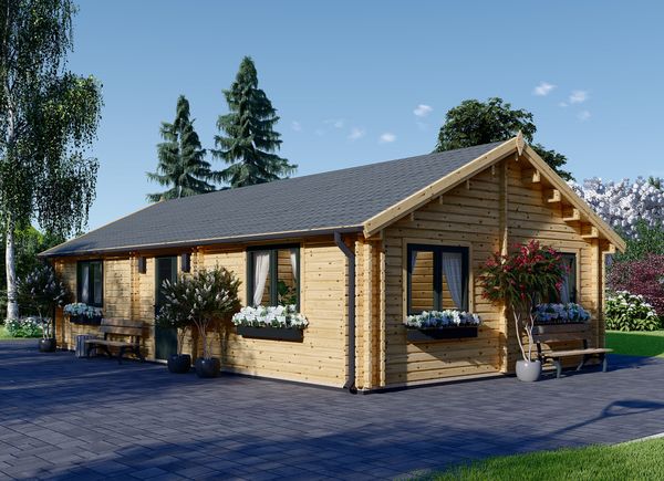 Log Cabin GRETA (44+44 mm), 54 m² avp.ui.product_images.thumbnail 1