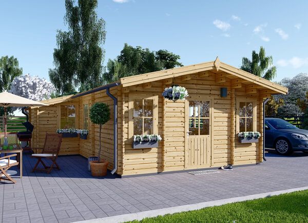 Log Cabin DIJON (44 mm), 44 m² avp.ui.product_images.thumbnail 1