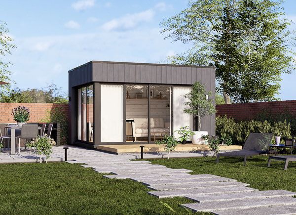 Garden room AMARA (34 mm + cladding), 4x3 m (13'x10'), 12 m² avp.ui.product_images.thumbnail 1