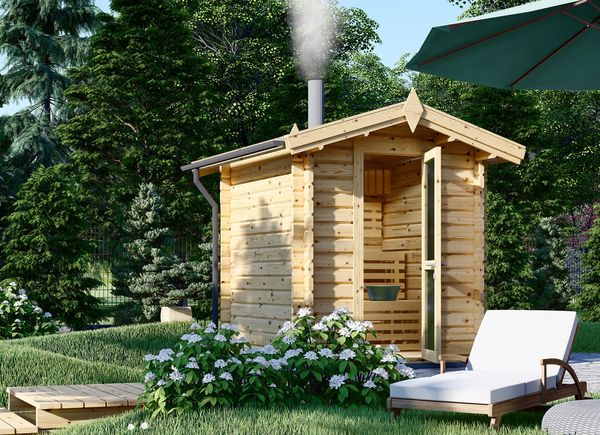 Outdoor Sauna ELDA (44 mm), 2x2 m, 4 m² avp.ui.product_images.thumbnail 1