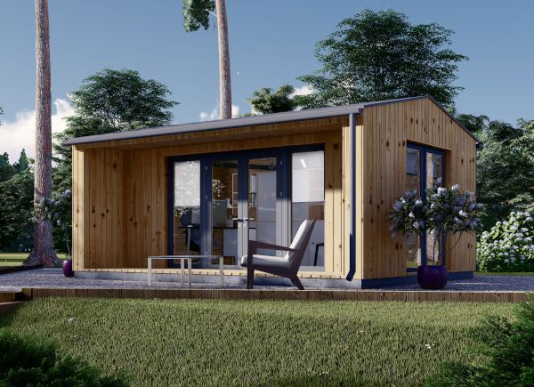 Garden Office TINA (34 mm + Cladding), 5.5x4 m (18'x13'), 16.5 m² avp.ui.product_images.thumbnail 1
