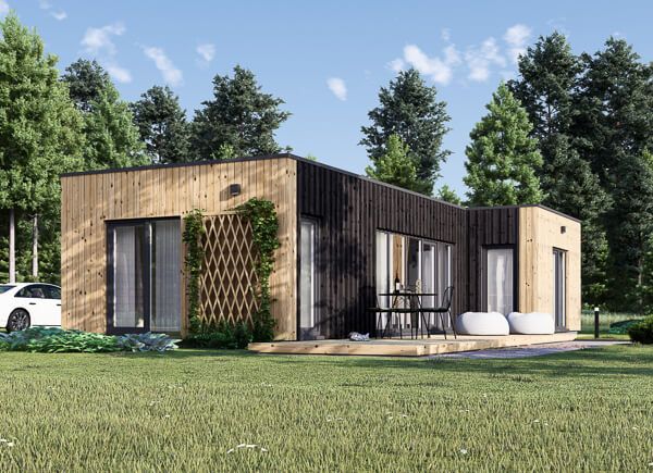 Granny Annexe LUCIA 2 (Insulated, 44 mm + Cladding), 50 m² avp.ui.product_images.thumbnail 1