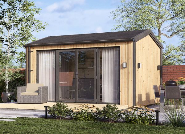 Garden Cabin EMMY S (34 mm + Cladding), 4x3 m, 12 m² avp.ui.product_images.thumbnail 1