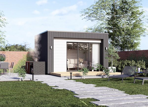 Garden room LAYLA (34 mm + cladding), 4x3 m (13'x10'), 10 m² avp.ui.product_images.thumbnail 1
