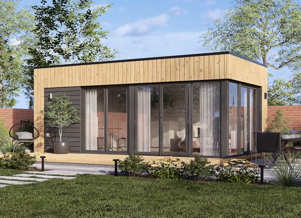 Garden room INES (34 mm + cladding), 6x3 m (20'x10'), 18 m² avp.ui.product_images.thumbnail 1