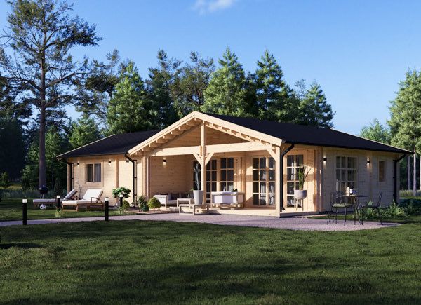 Log Cabin House ADELE S (44+44 mm + Insulation), 60 m² avp.ui.product_images.thumbnail 1