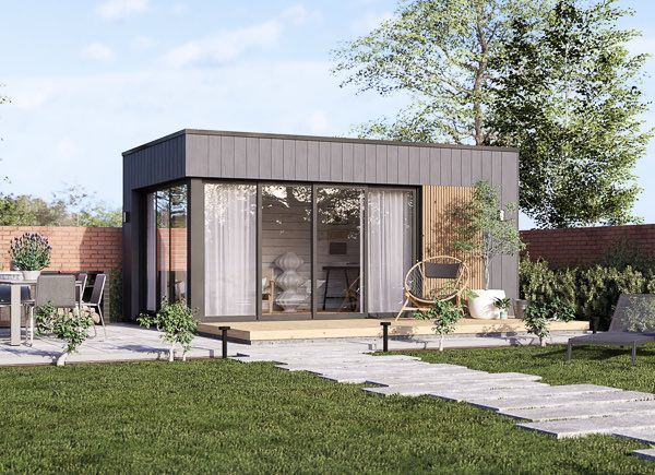 Garden room AMARA (34 mm + cladding), 5x3 m (16'x10'), 15 m² avp.ui.product_images.thumbnail 1