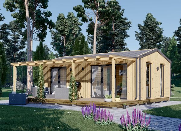 Granny Annexe DIANA Modern M (34 mm + Cladding), 7.5x4.2 m (25'x14'), 26 m² avp.ui.product_images.thumbnail 1