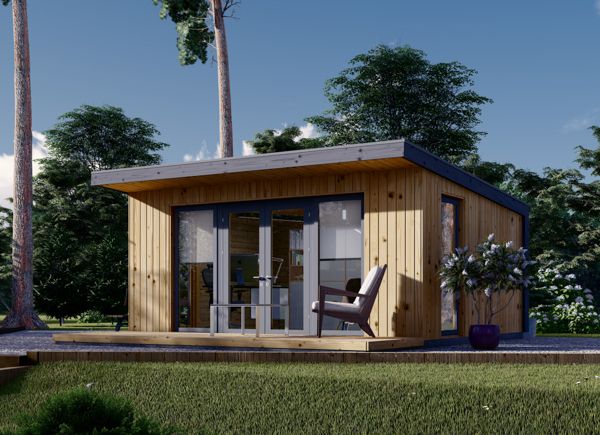 Garden Cabin EVELIN (Insulated, 34 mm + Cladding), 5x4 m, 20 m² avp.ui.product_images.thumbnail 1