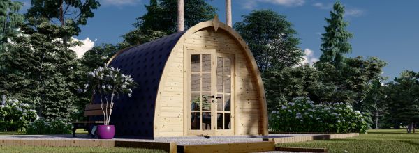 Garden Pod BRETA (28 mm), 3x4 m (10'x13'), 12 m²