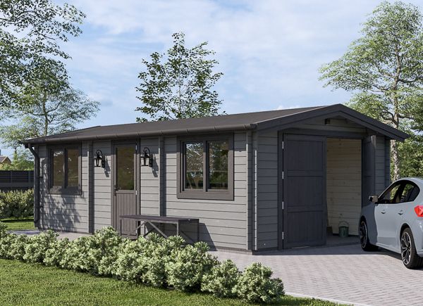 Single Wooden Garage CLASSIC (34 mm), 4x7.5 m (13'x25'), 30 m² avp.ui.product_images.thumbnail 1