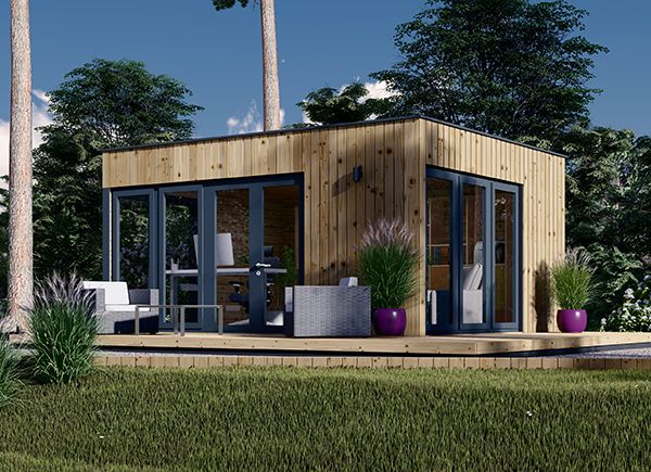 Garden Room PREMIUM (Insulated, 34 mm + Cladding), 5x4 m (16'x13'), 20 m² avp.ui.product_images.thumbnail 1