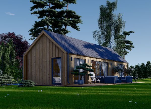 Log Cabin ADALINE (34 mm + Cladding + Insulation), 50 m² avp.ui.product_images.thumbnail 1