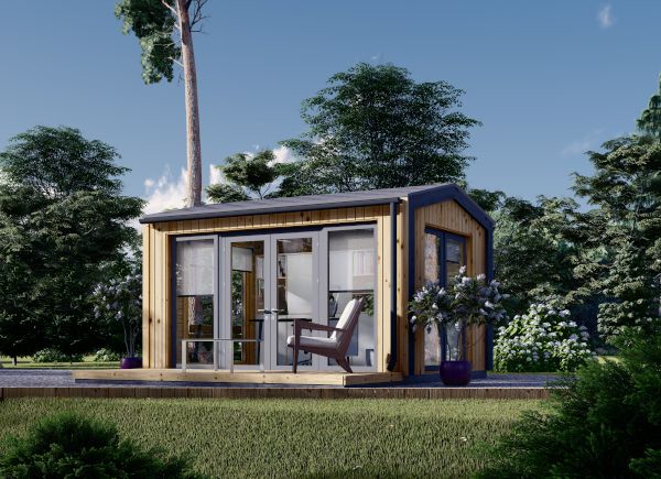 Garden Cabin EMMY (34 mm + Cladding), 4x3 m, 12 m² avp.ui.product_images.thumbnail 1
