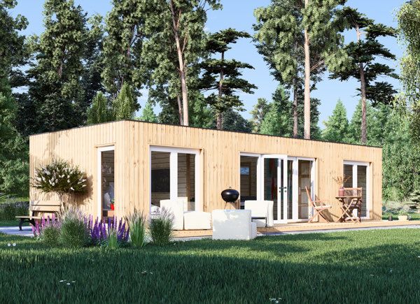 Granny Annexe PREMIUM S (34 mm + Cladding), 10.5x4.5 m (35'x15'), 47 m² avp.ui.product_images.thumbnail 1