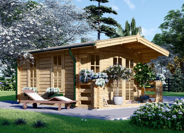Log Cabin KING (34 mm), 4x5 m (13'x16'), 20 m² avp.ui.product_images.thumbnail 1