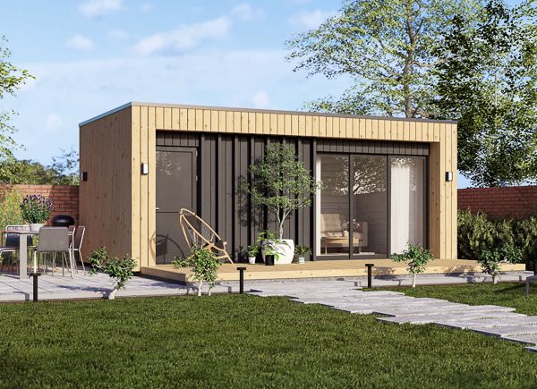 Garden room LAYLA (Insulated, 34 + cladding), 6x3 m (20'x10'), 15 m² avp.ui.product_images.thumbnail 1