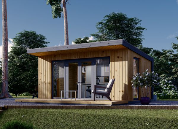 Garden Cabin EVELIN (Insulated, 34 mm + Cladding), 5x3 m, 15 m² avp.ui.product_images.thumbnail 1