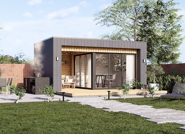 Garden room LAYLA (34 mm + cladding), 5x3 m (16'x10'), 13 m² avp.ui.product_images.thumbnail 1