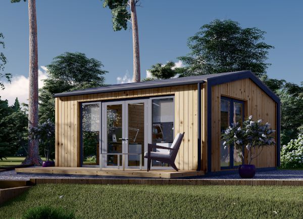 Garden Cabin EMMY (Insulated, 34 mm + Cladding), 5x5 m, 25 m² avp.ui.product_images.thumbnail 1