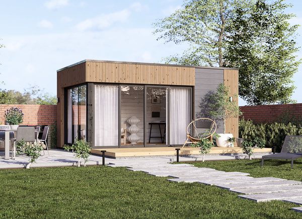 Garden room AMARA (34 mm + cladding), 5x3 m (16'x10'), 15 m² avp.ui.product_images.thumbnail 1