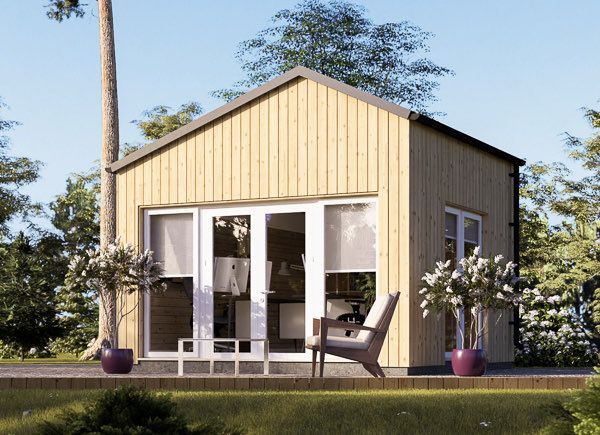 Garden Cabin TONIA S (34 mm + Cladding), 4x4 m, 16 m² avp.ui.product_images.thumbnail 1