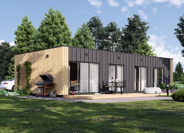 Granny Annexe BELLA 2 (44 mm + cladding), 60 m² avp.ui.product_images.thumbnail 1