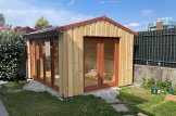 Garden Office Pod EMMY (34 mm + Cladding), 3x3 m (10' x 10'), 9 m² customer 1