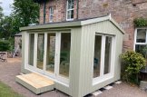 Garden Office Pod EMMY (34 mm + Cladding), 3x3 m (10' x 10'), 9 m² customer 3