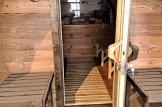Outdoor Barrel Sauna HELGA 30 (46 mm), 3.0 m, ⌀ 1.97 m customer 2