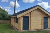 Log Cabin GRETA (44+44 mm + Insulation), 54 m² customer 2