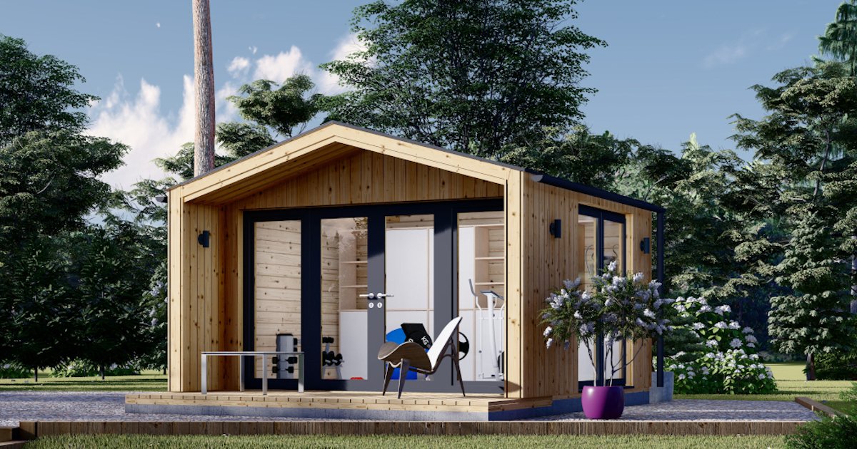 4m x 3m Log Cabins at Quick-garden.co.uk