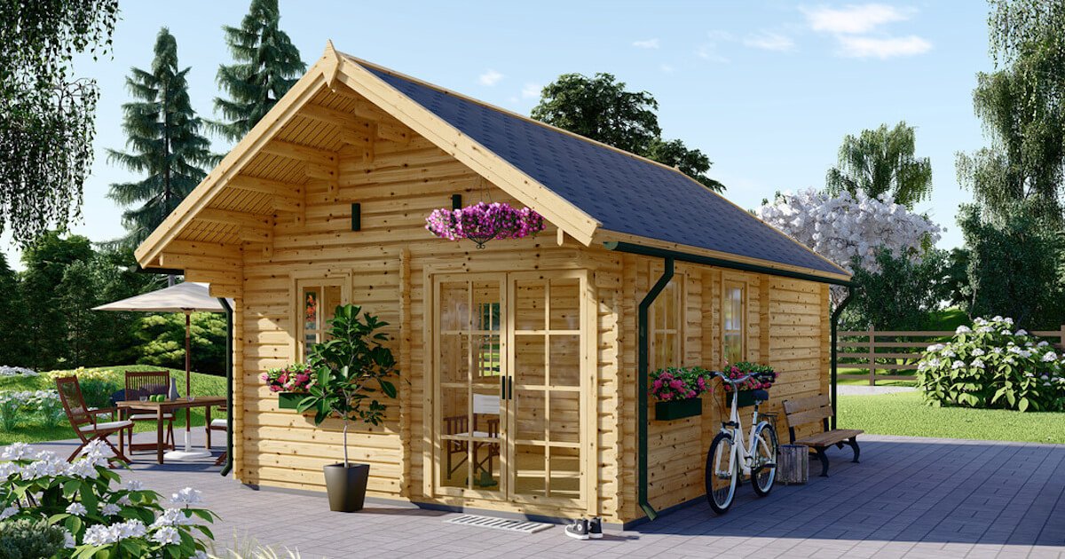 Log Cabins for Sale UK Wooden Garden Log Cabin Kits